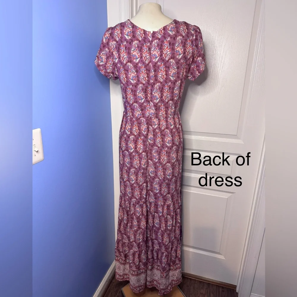 NATURAL LIFE Purple Floral Maxi Dress - Picture 2 of 10